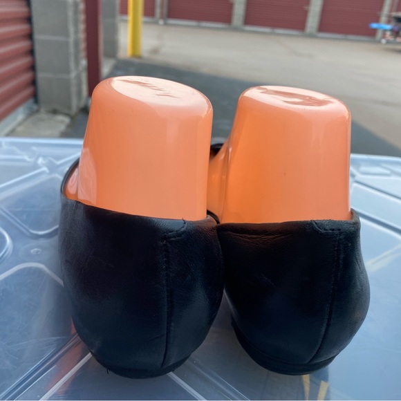 Franco Sarto Women’s Black Leather Loafer Slip On Shoes Pointed Toe - Size 7.5M - Picture 6 of 14